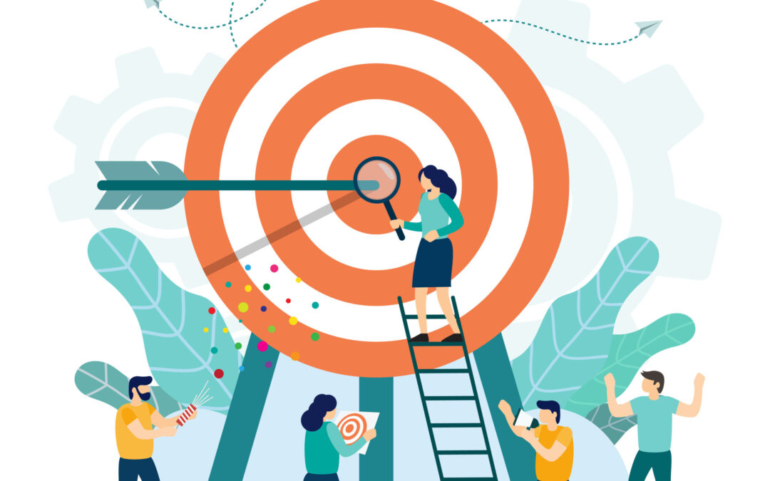 Goal achievement. Target with an arrow, hit the target | Lean Possibilities